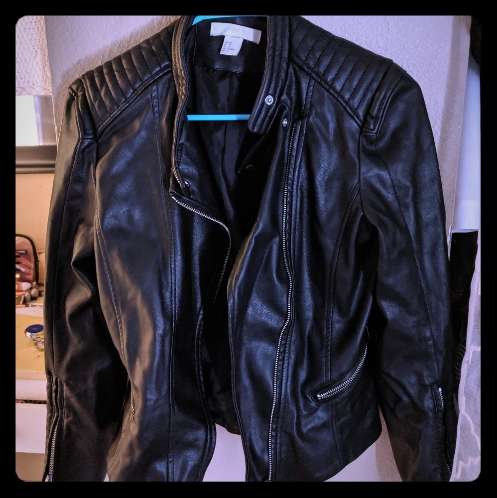 H&M Black Leather Jacket